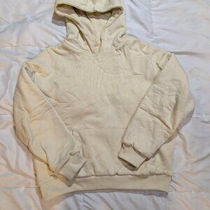 1000 GSM 'Cloud Cream' Double Hoodie size S